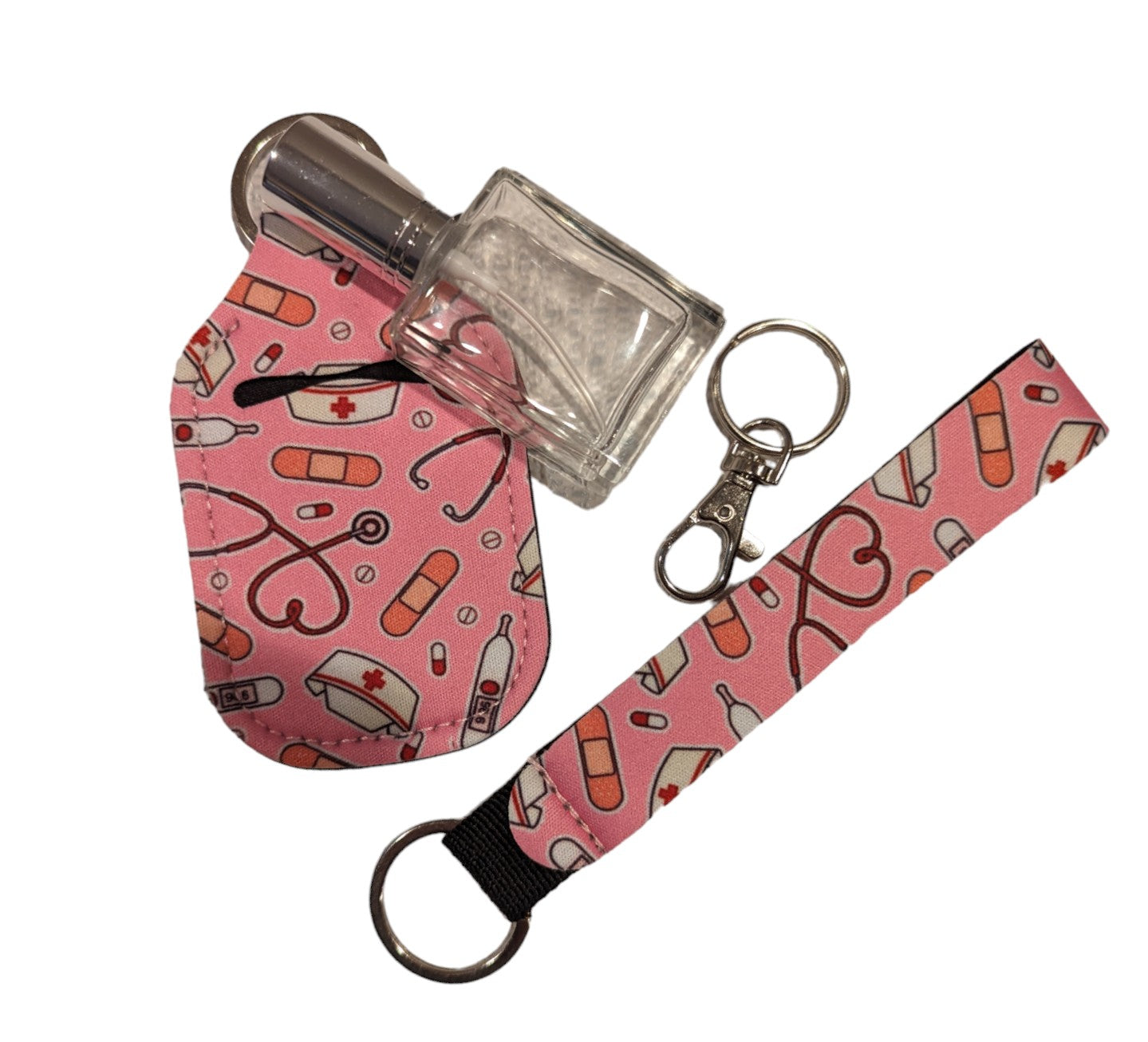 Chic Key Chain with extra matching Key Chain